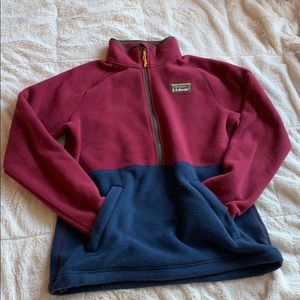 NWOT L.L. Bean Mountain Classic Fleece Pullover